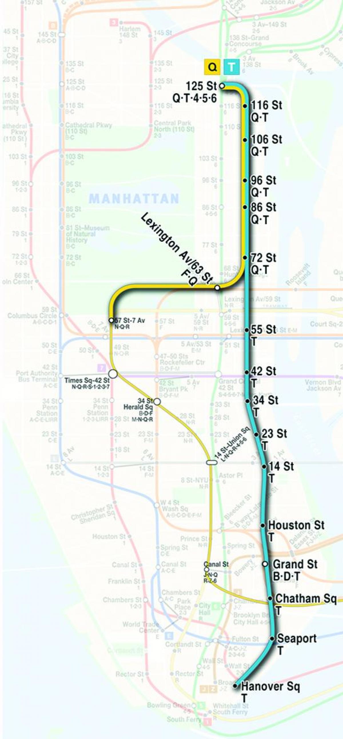 kartan toinen avenue metro