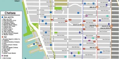 Kartta Manhattan Chelsea