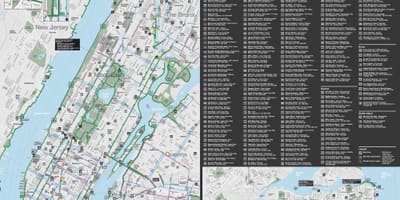 Manhattan pyörä lane kartta