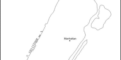 Tyhjä kartta Manhattan