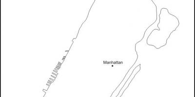 Tyhjä kartta Manhattan