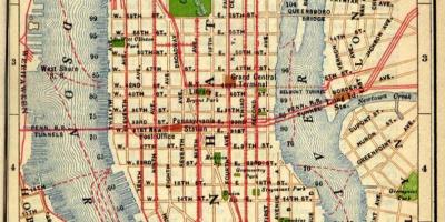 Kartta old Manhattan